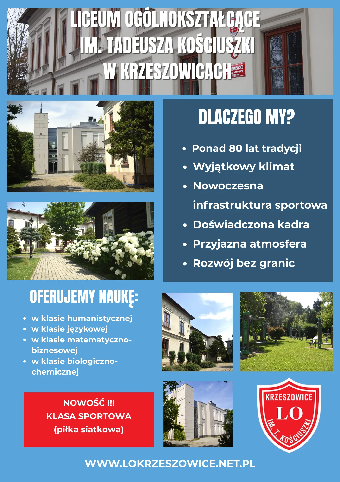 Ulotka LO Krzeszowice 2026/2027 - strona 1